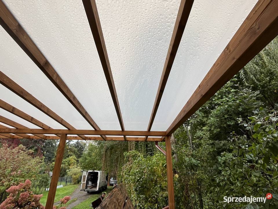 Zadaszenie tarasu Poliwęglan Wiata Pergola usługi budowlane