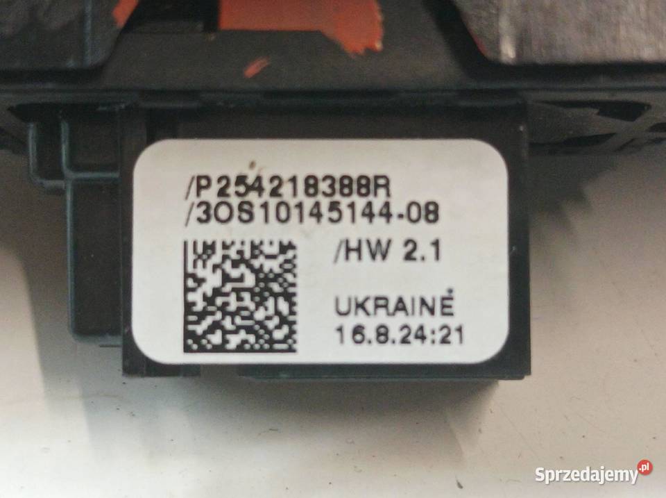 PRZEŁĄCZNIK SZYB PRAWY PRZÓD P254218388R Dacia świętokrzyskie