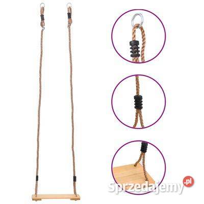 vidaXL Huśtawka z deski 200 lite drewno Warszawa