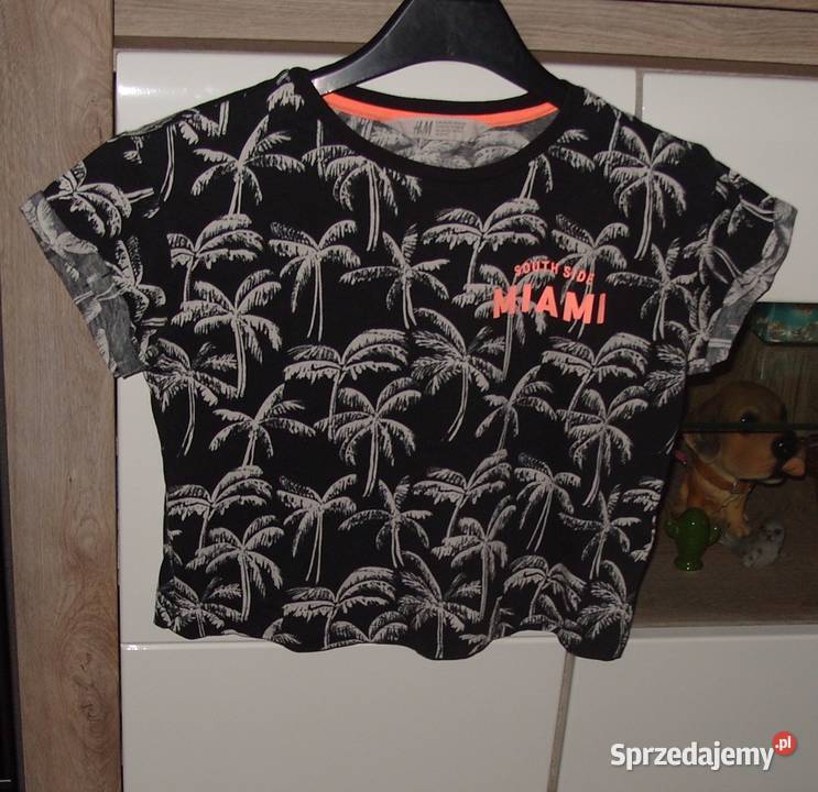 NOWA krótka bluzeczka HMw palmy r146152 Rawicz