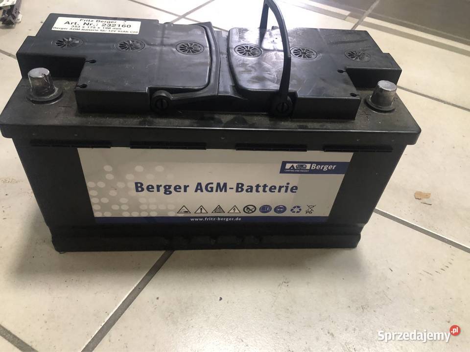 Akumulator do Kampera przyczepy kamingowej AGM