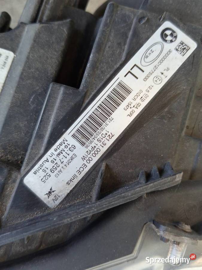 Reflektor lewy BMW 3 f303135 bi xenon Rzeszów