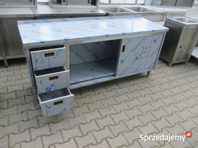 Stół Gastronomiczny Drzwi Suwane Szuflady Gastronomia Ostrów Wielkopolski sprzedam