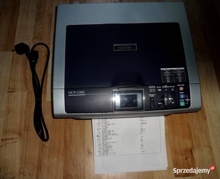 Drukarka BROTHER DCP330C sprawna kolorczarny Druk w kolorze Szczecin sprzedam