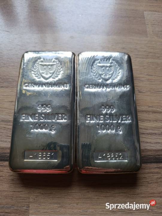 1 srebra sztabki Tarnów sprzedam