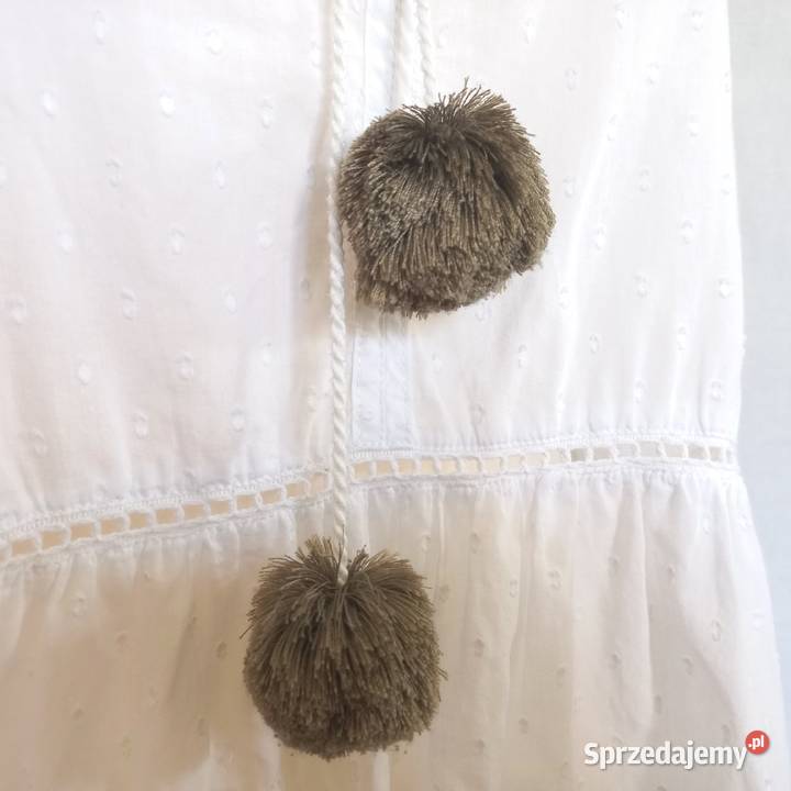 Bluzka biała Letnia bawełna r 5XL50 NOWA Bluzki i koszule