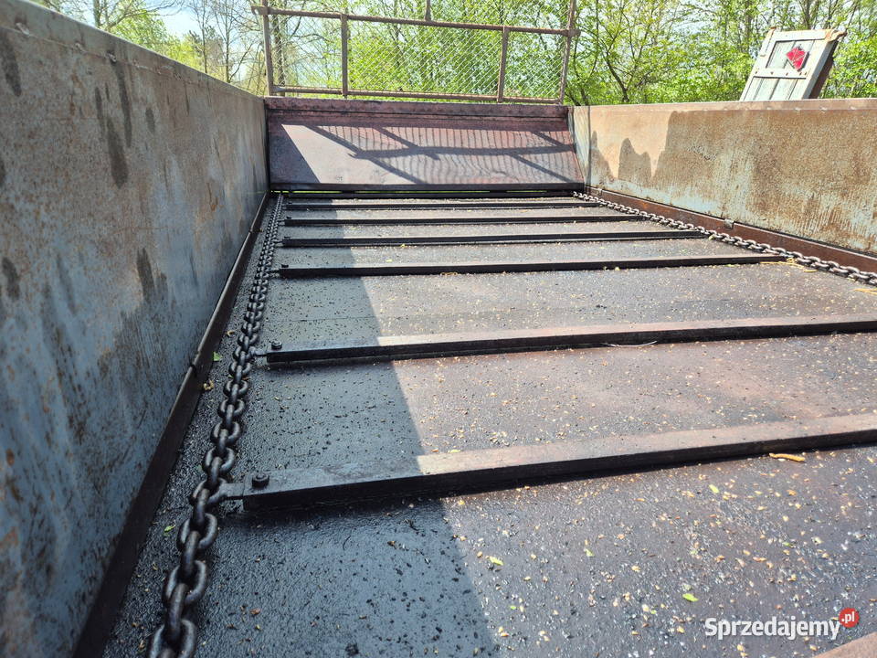 Rozrzutnik jednoosiowy 35t Agromet Warfama Rozrzutniki obornika małopolskie sprzedam