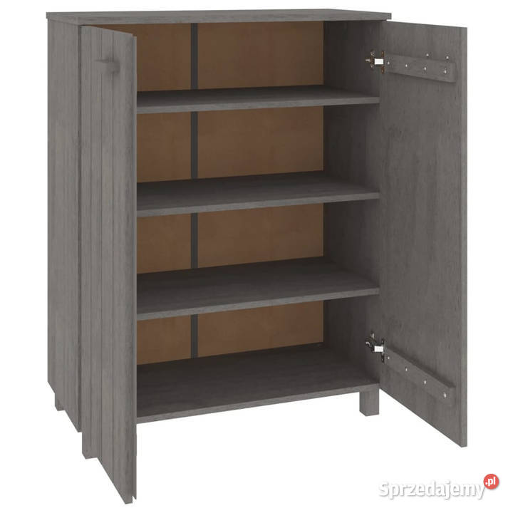 Szafka na buty HAMAR jasnoszara 85x40x108 lita