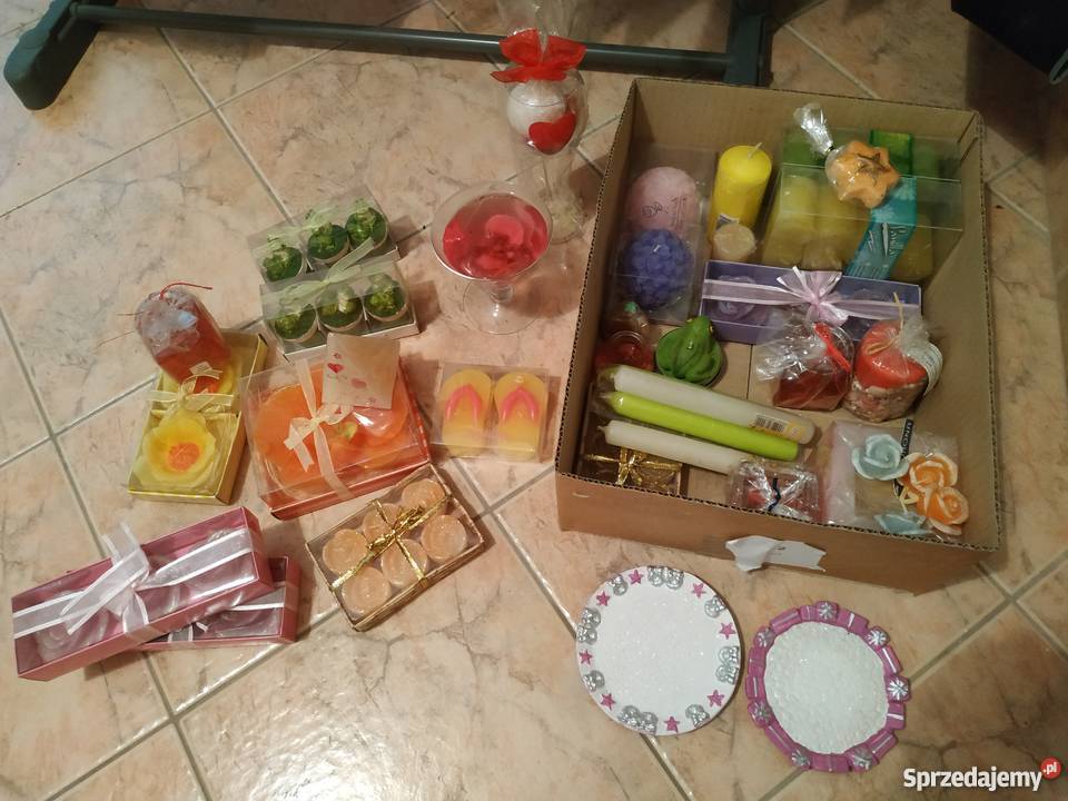 Kolekcja świec świeczek różne rodzaje wielokolorowy Warszawa sprzedam