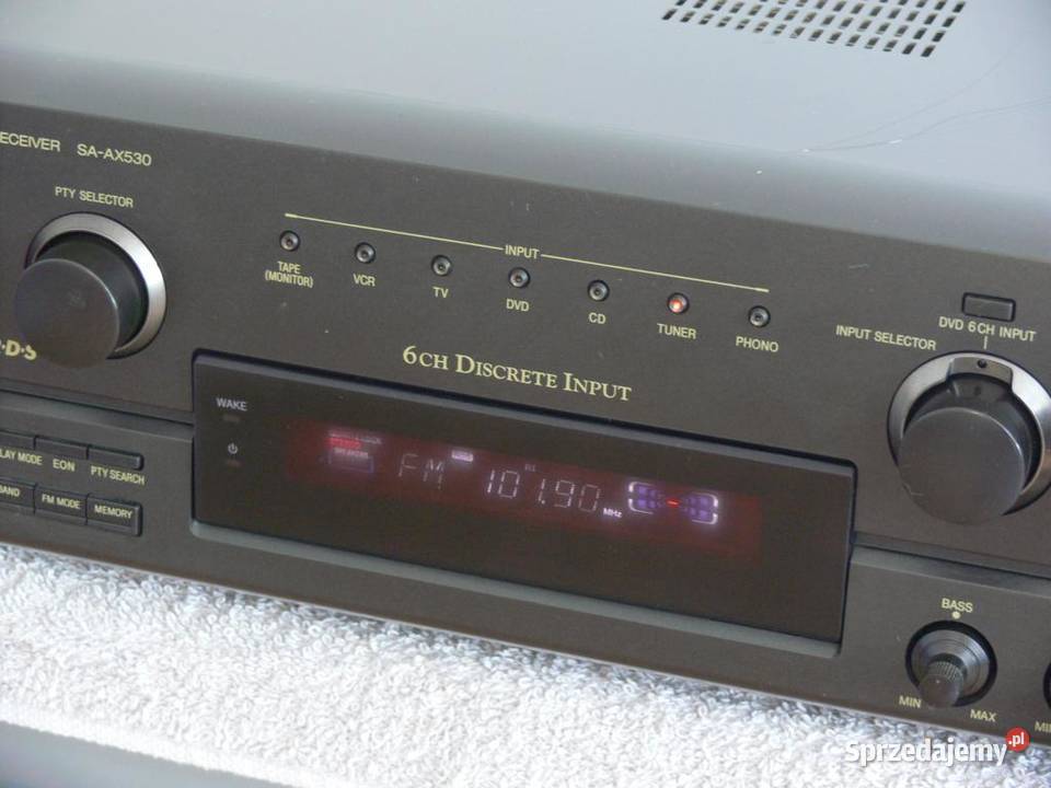 Amplituner Technics SAAX 530 sprawny 230 wat Amplitunery