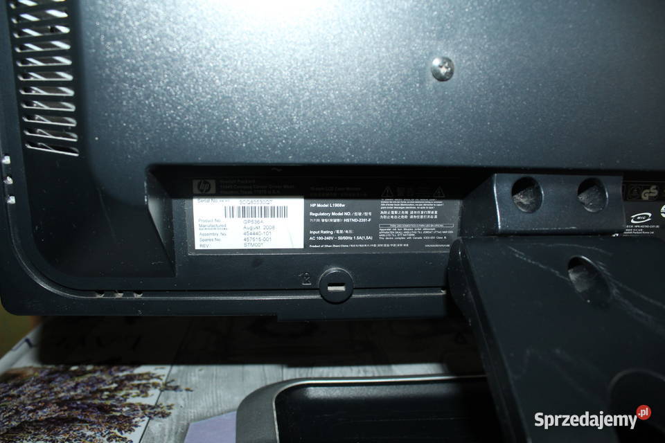 Monitor HP L1908w Używany Chorzów sprzedam