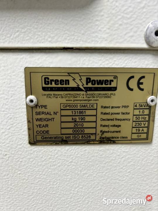 Agregat prądotwórczy 45kVa Krosno