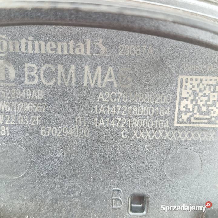 MASERATI GRECALE MODUŁ BCM 670294020 68528949AB