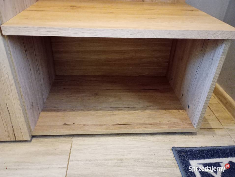 Garderoba do przedpokoju biała sonoma 120x42x204 Dębica