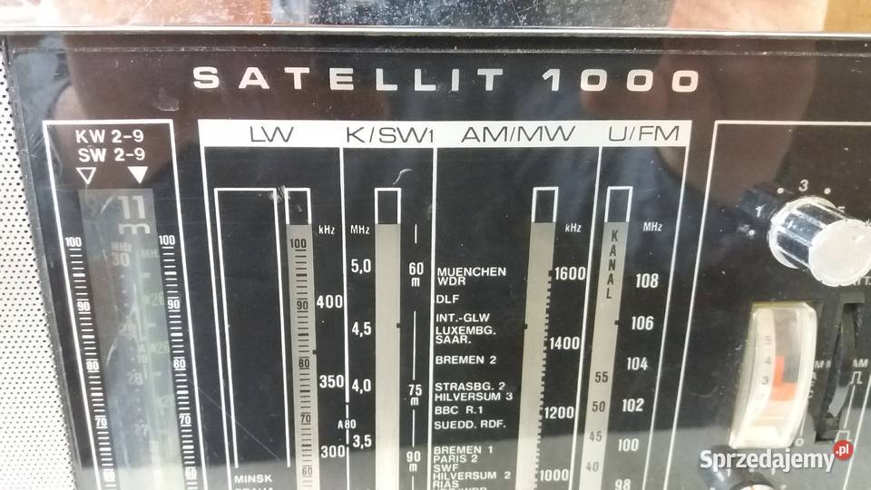 GRUNDIG Satellit 1000 Radio Globalne 1972r