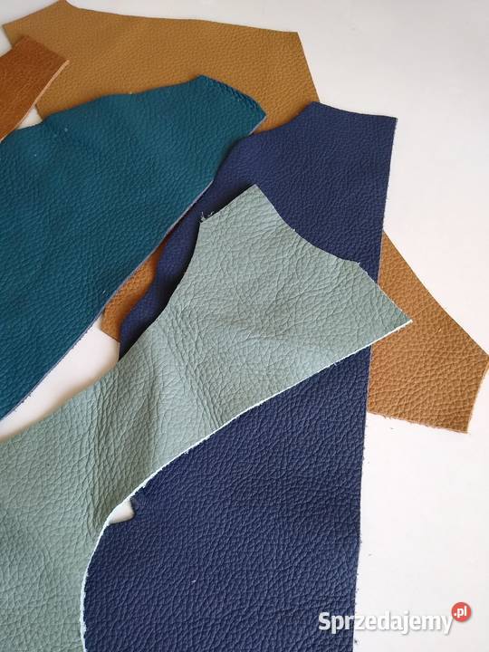 Skóra Licowa Włoska średnie i małe kawałki 6 Gdańsk sprzedam