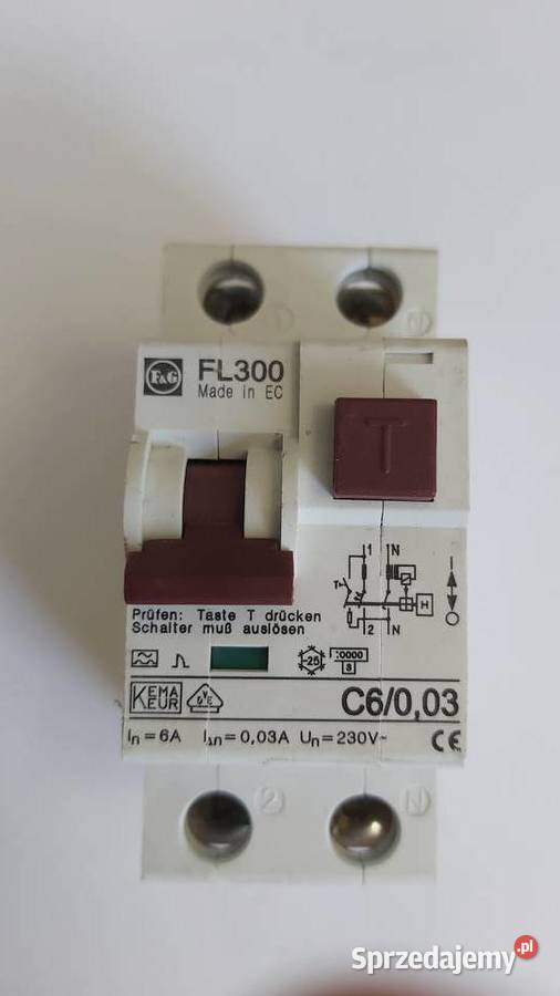 Wyłącznik różnicowonadprądowy FL300 C6003 30mA mazowieckie