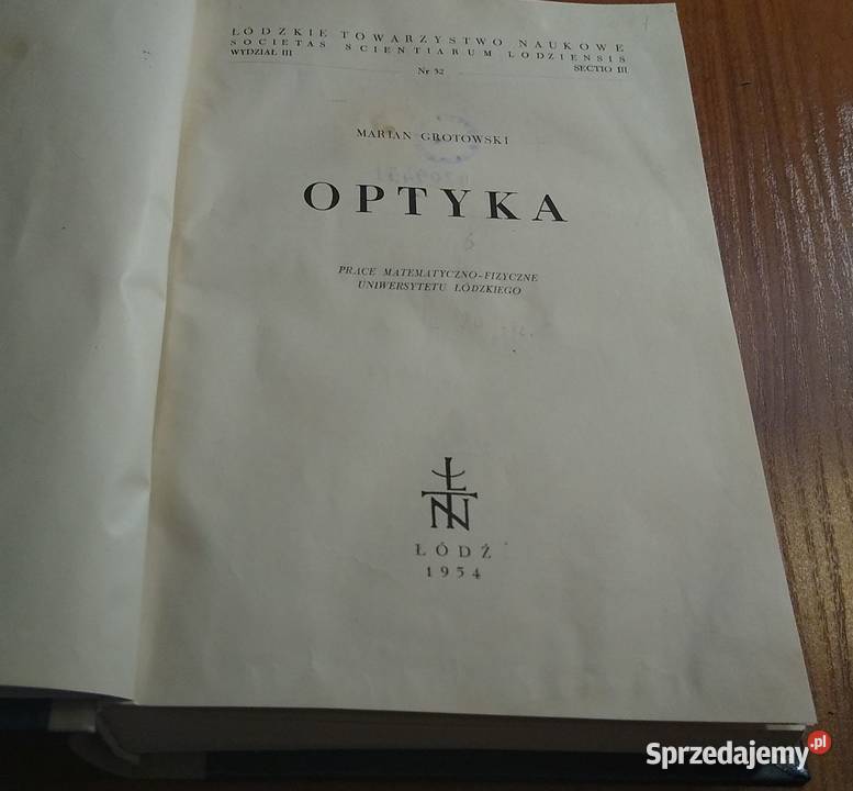 Optyka Marian Grotowski Prace Gdańsk sprzedam
