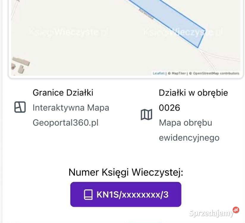Działka budowlana Piotrowice kSłupcy wielkopolskie