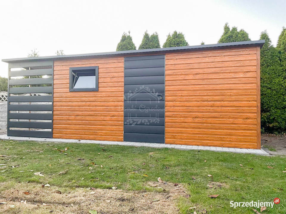 Schowek Domek ogrodowy 5x35m wiata 15m okno pomorskie Kościerzyna