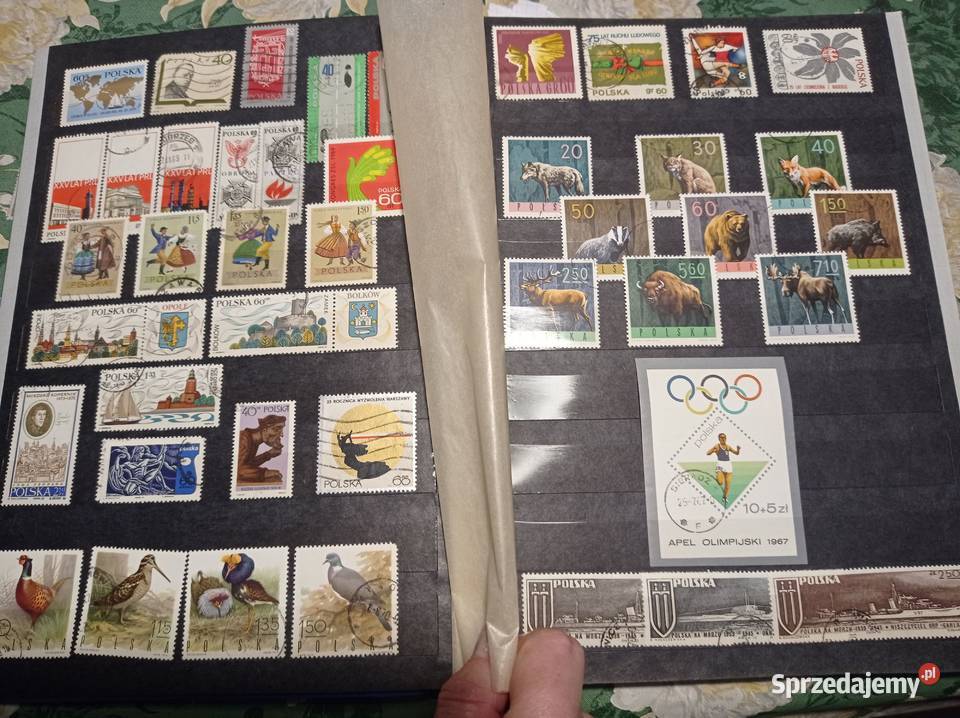 Sprzedam album polskich znaczków z lat 6474 Różan
