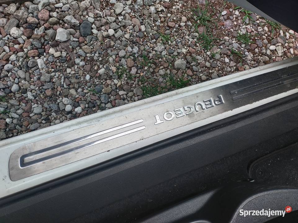 Listwa progowa stał Alu z logo Peugeot 207