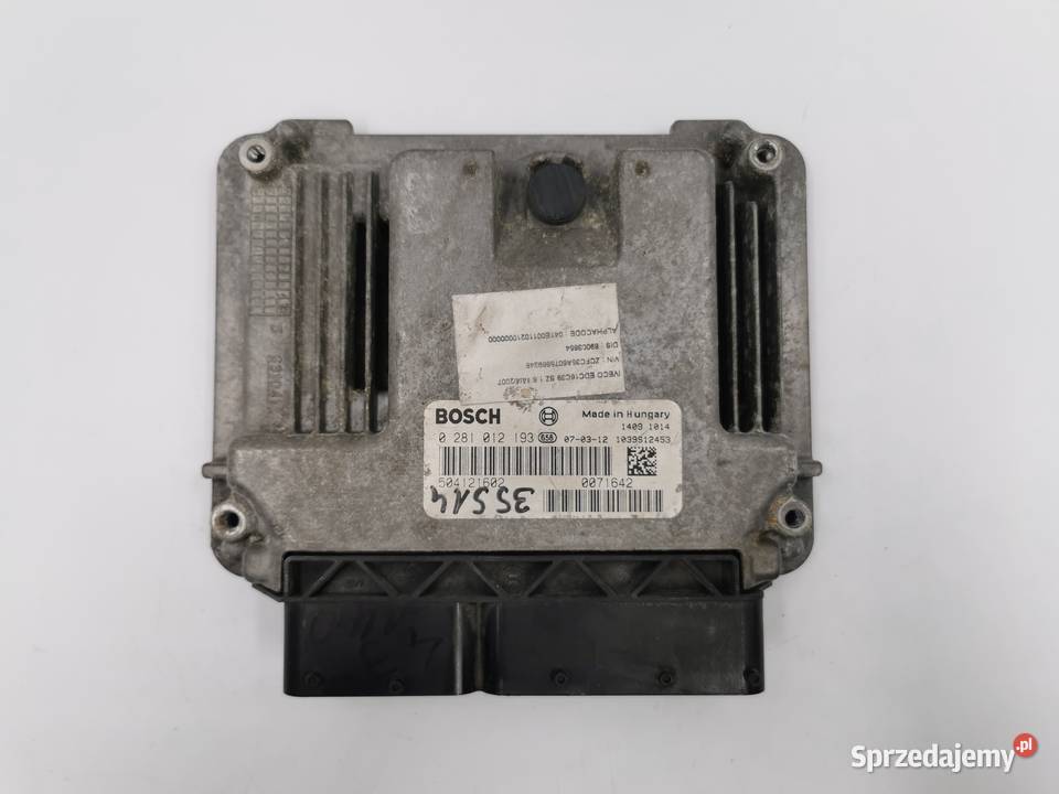 Sterownik Silnika Iveco Daily 23 HPI 504121602