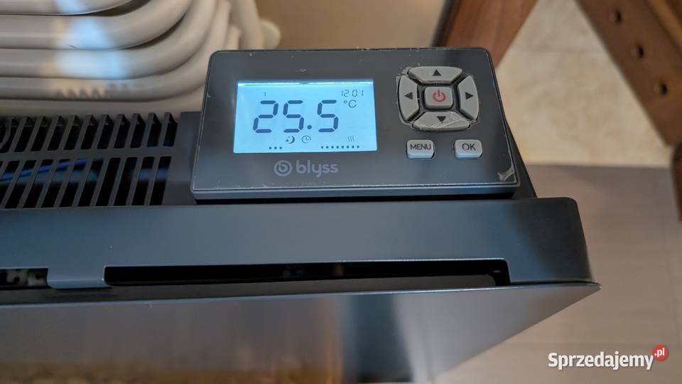 Grzejnik panelowy elektryczny Blyss 1500W szary małopolskie