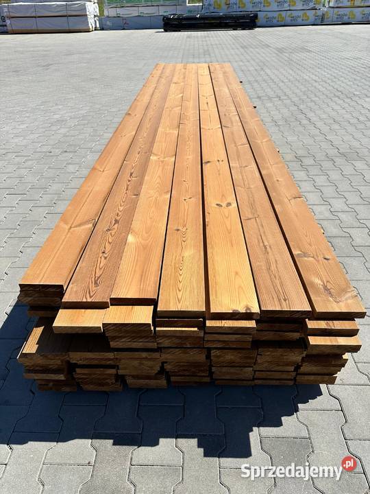 DESKA TARASOWA TARAS THERMO SOSNA 26X138MM KLASA Deski tarasowe Prusice