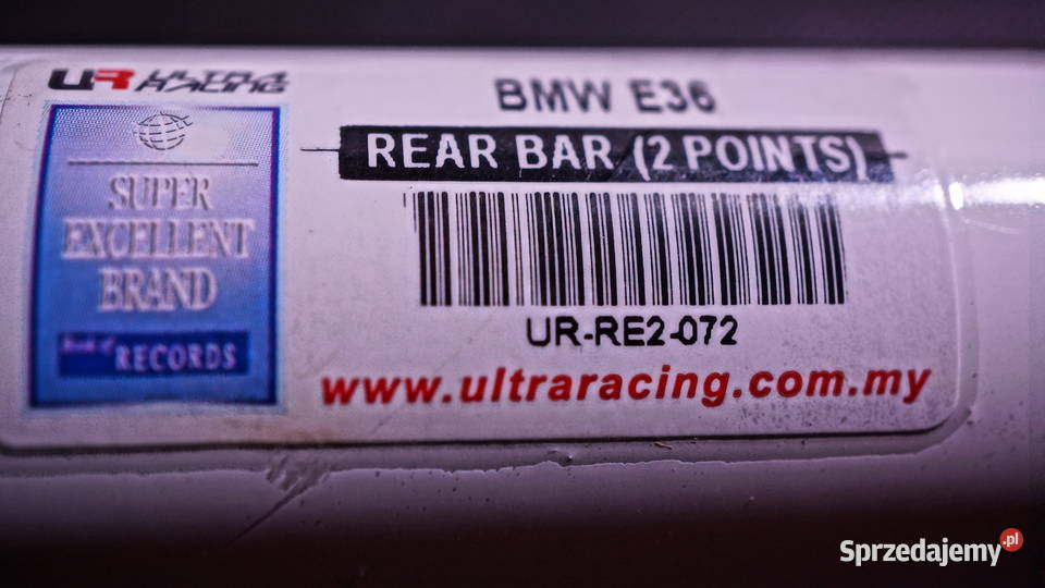 Rozpórka ULTRA RACING stalowa tylna górna BMW osobowe Szczecin