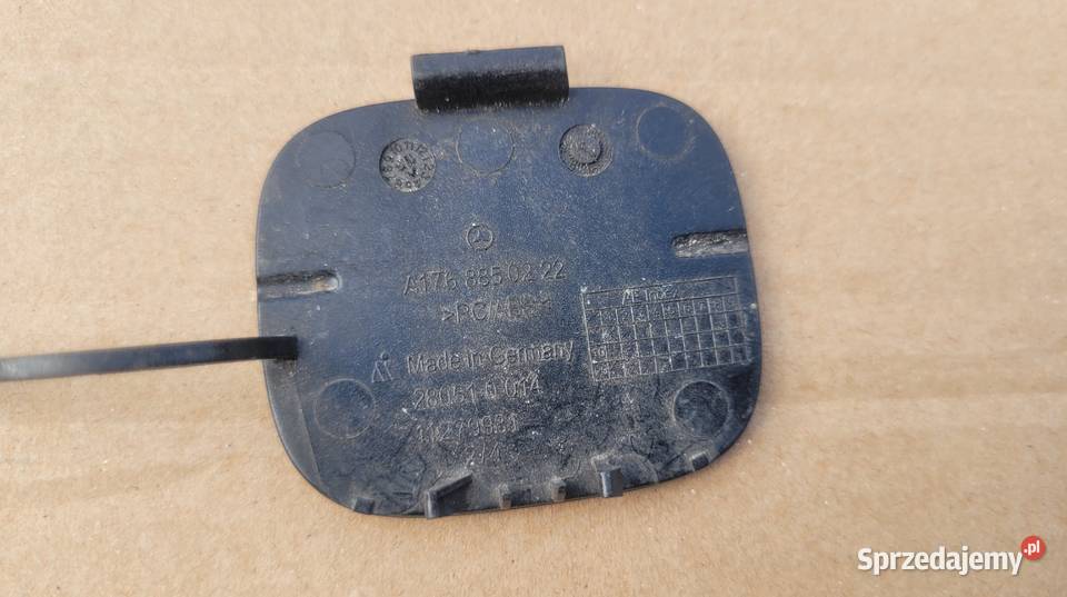 MERCEDES W176 1215 ZAŚLEPKA HAKA ZDERZAKA TYL osobowe Ruda Śląska