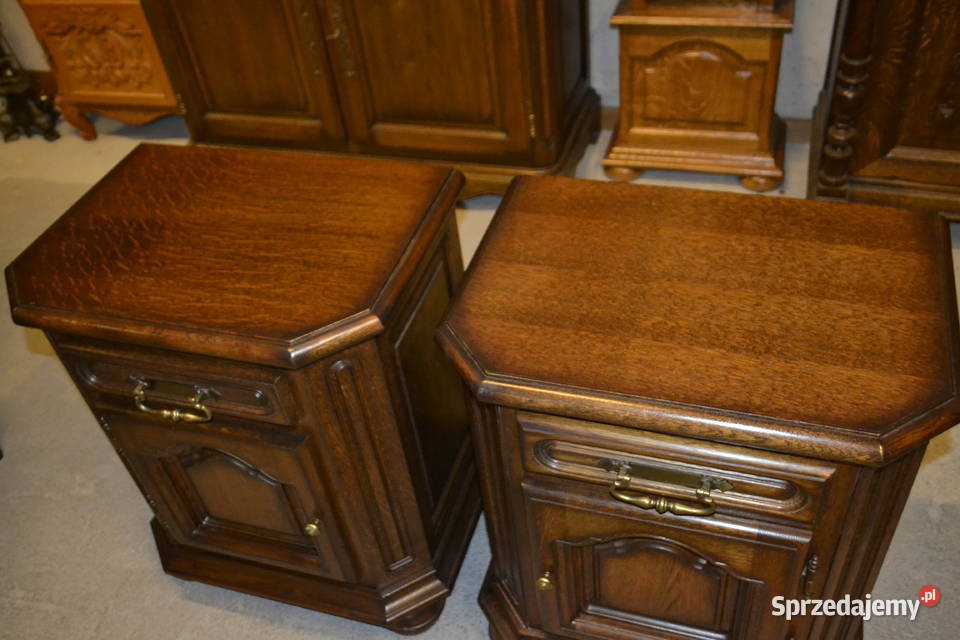 szafki nocne dąb Będzin sprzedam