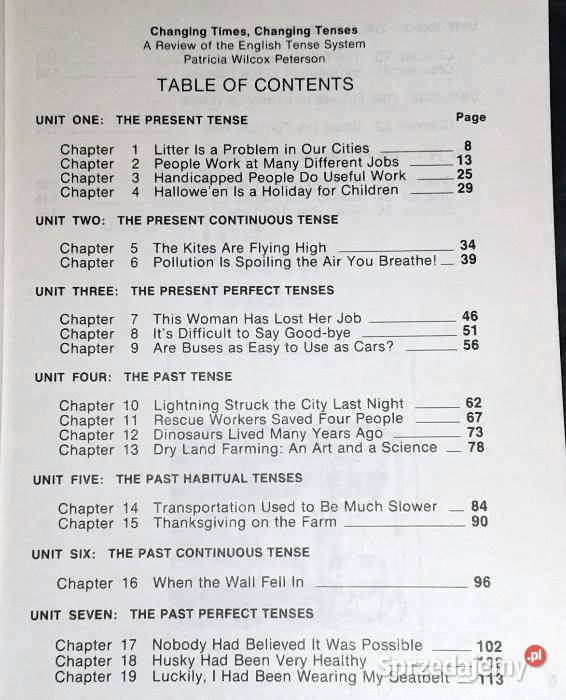Changing Times Changing Tenses A Review of the lubelskie