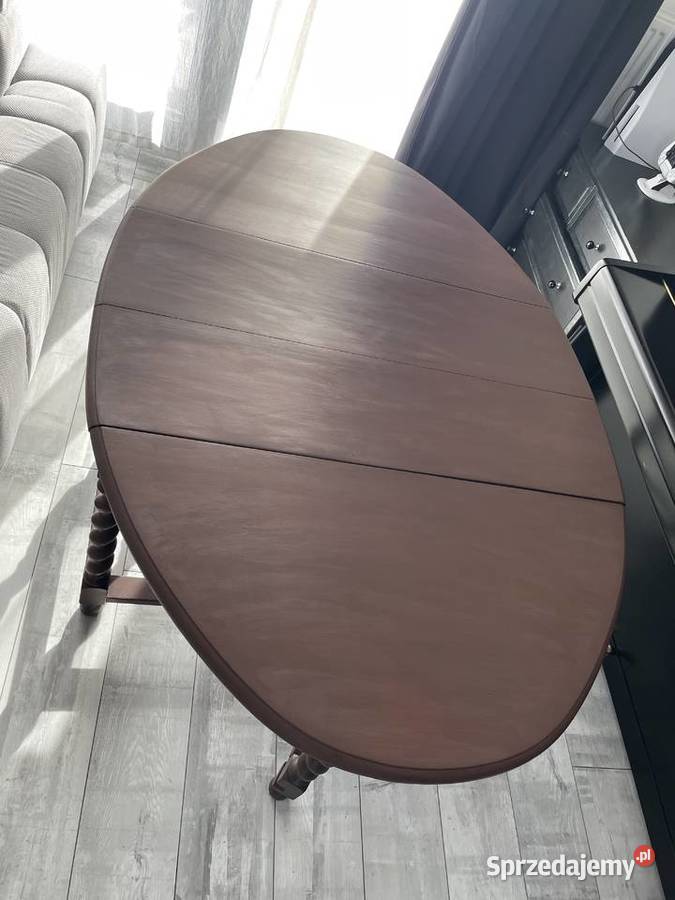 Składany stół Gdański owalny antyk Meble Kraków