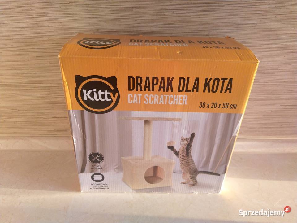 NAJTANIEJ Drapak Kota Duży 59 Niski Domek Zabrze