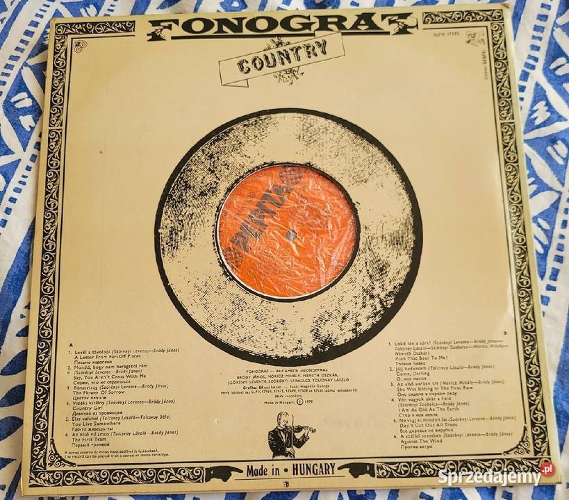 Fonogrf Country płyta winylowa z roku 1979 Chełmno