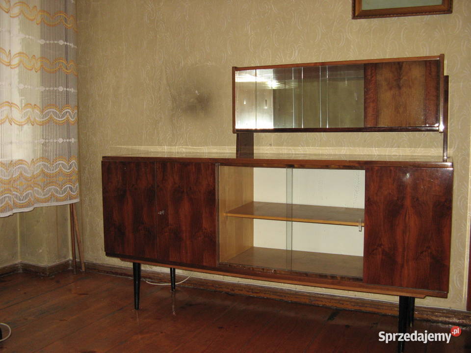 Komoda Kredens z nadstawką typ 548VarB PRL 85cm Szafy, regały, półki Wrocław