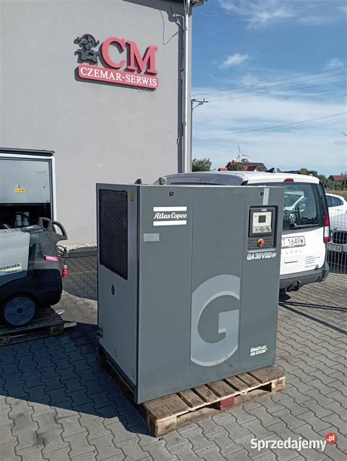 Sprężarka śrubowa ATLAS COPCO GA30VSDFF 30kW Kompresory Wilków