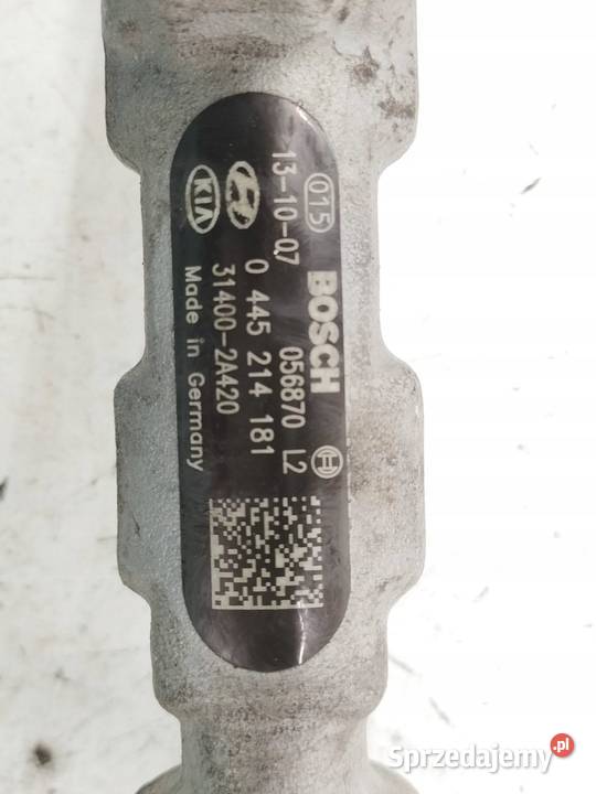 LISTWA WTRYSKOWA 0445214181 314002A420 17 CRDI osobowe