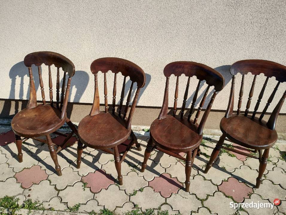 Krzesła drewniane Ełk sprzedam