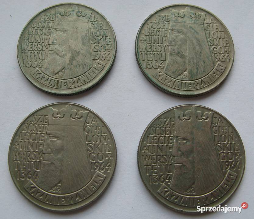 10 Kazimierz Wielki 1964 napis wypukły inne 10 śląskie Dąbrowa Górnicza