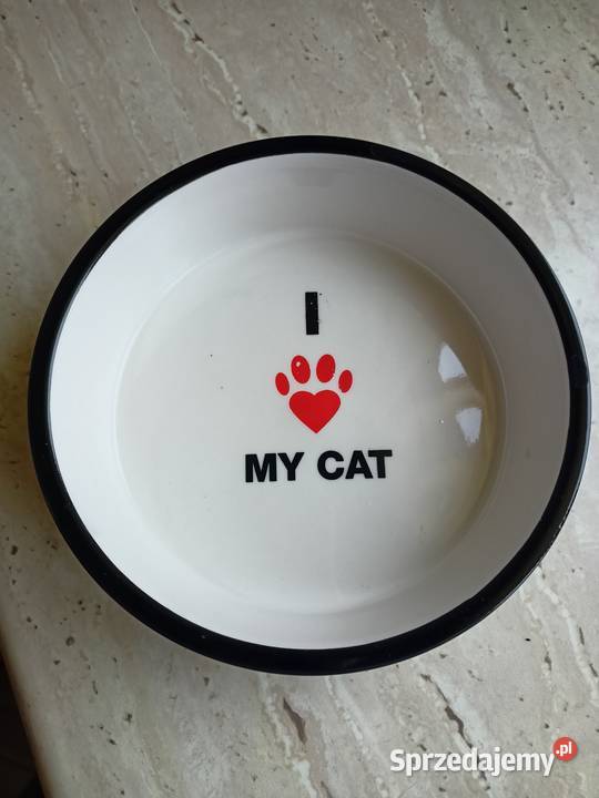 Miseczki szklane kota