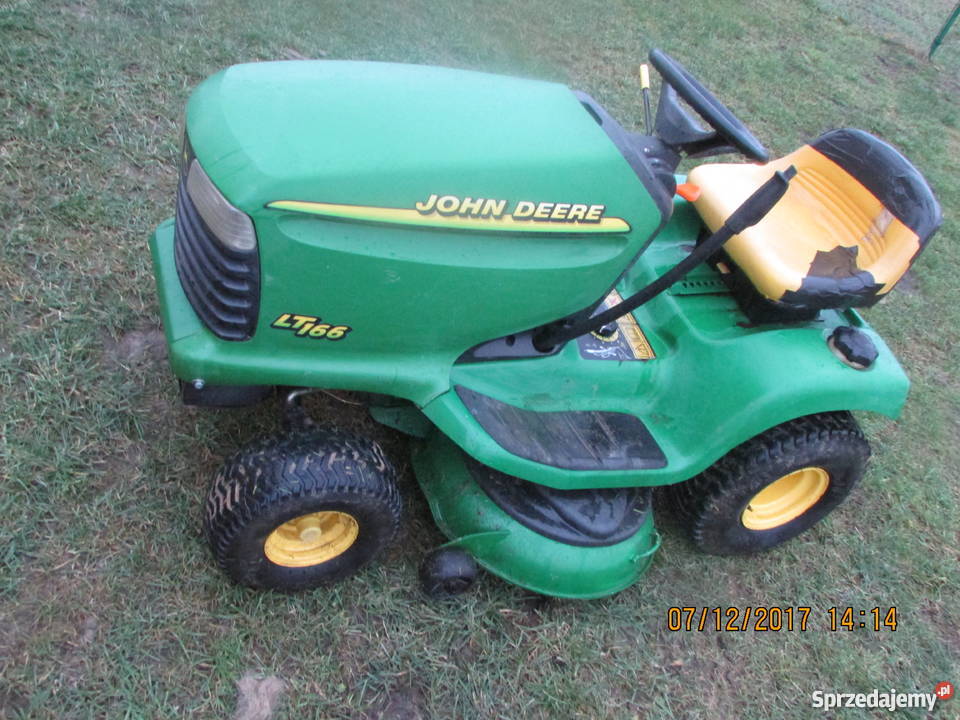 John Deere traktorek kosiarka LT166 MULCZER Hołubla