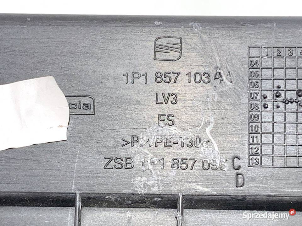 SCHOWEK PASAŻERA SEAT LEON II Hatchback 0513