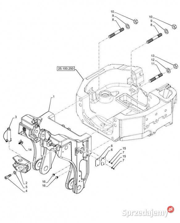 Holland T6090 T6070 Rama 84472911 Jastrzębniki sprzedam