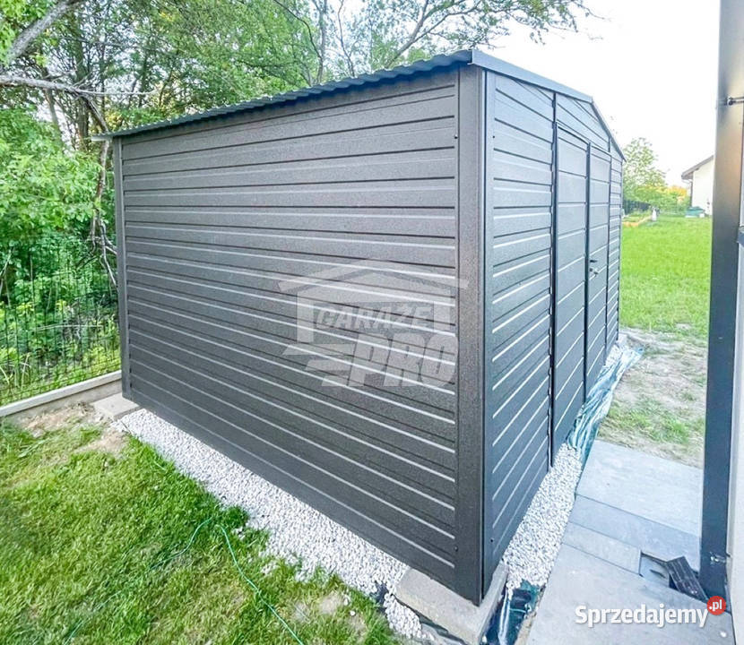 Schowek Domek Ogrodowy 4x3m Brama Dwuskrzydłowa Domki narzędziowe