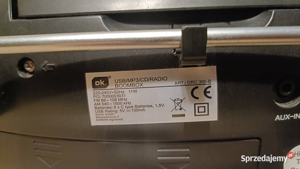 OK Boombox ORC 300B Poznań