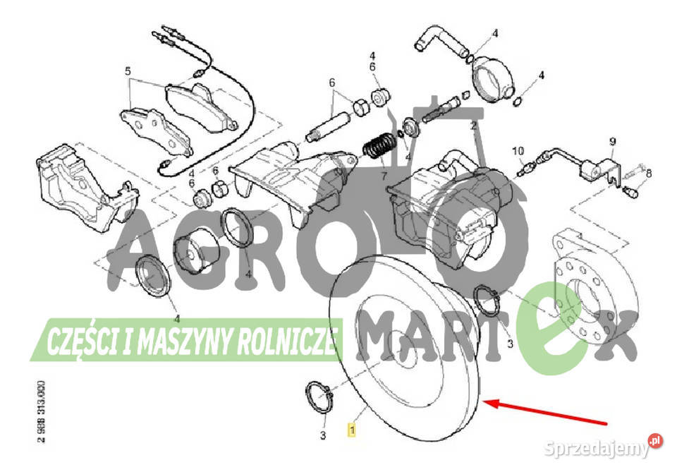 87746767 87586082 6914464 TARCZA HAMULCOWA CNH Wichrów