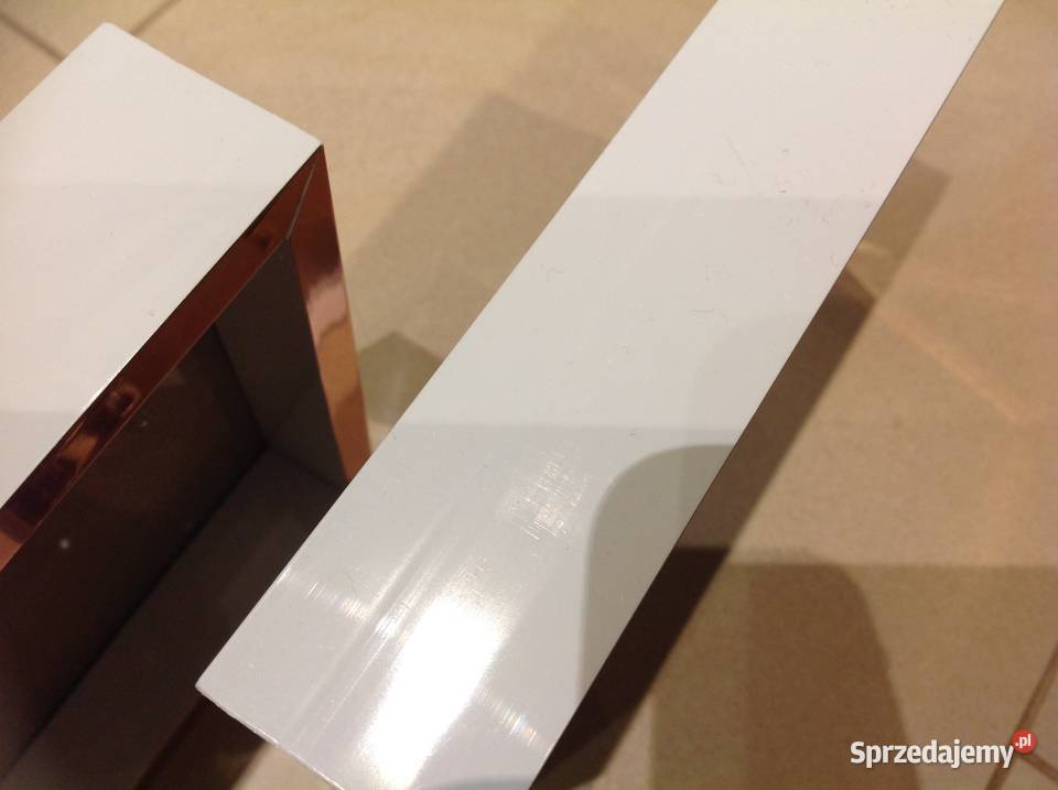 Ramka Gablota Biało Złota na Zdjęcie 2 Nowa biały