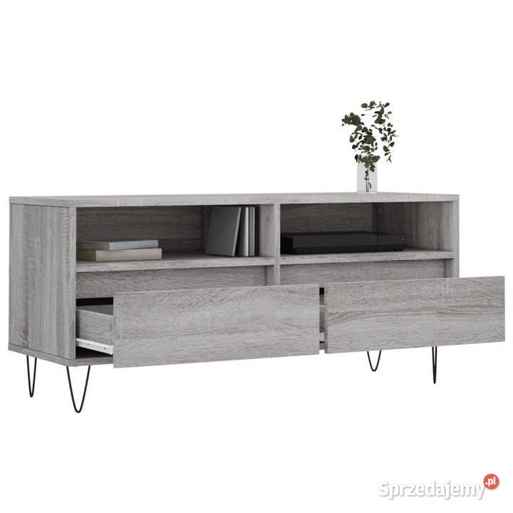 Szafka pod TV szary dąb sonoma 100x345x445 Warszawa sprzedam